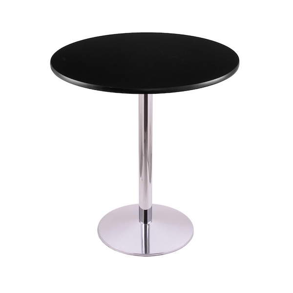 42" 214 Chrome Table, 36" dia. Top